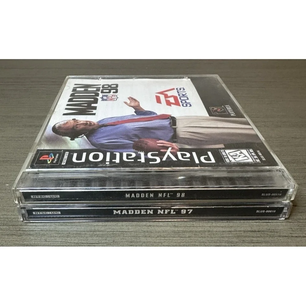 PS1 Madden Games Lot - Madden 97 CIB, Madden 98 CIB